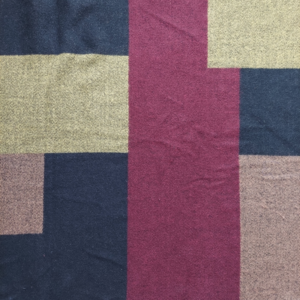 Abstract Color Block Wrap Cape Pashmina Blanket S… - image 8